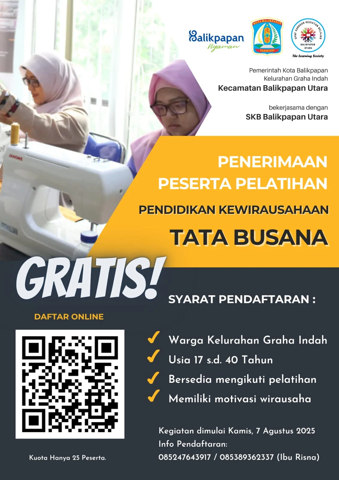 PELATIHAN PENDIDIKAN KEWIRAUSAHAAN TATA BUSANA PELATIHAN PENDIDIKAN KEWIRAUSAHAAN TATA BUSANA