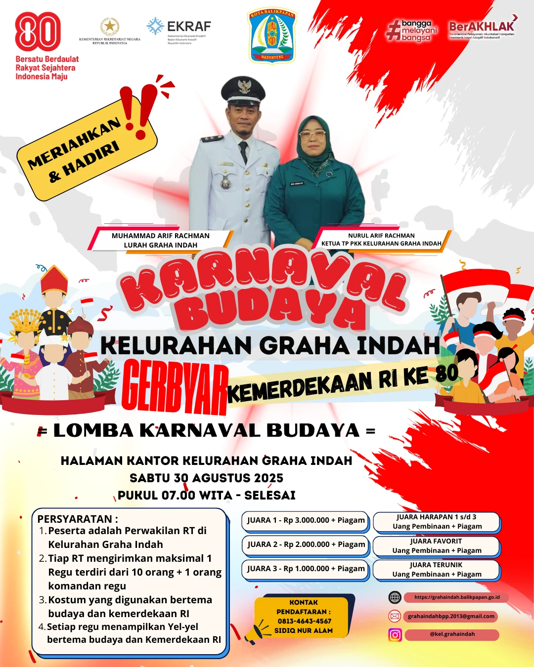 Gebyar Kemerdekaan RI ke 80 Gebyar Kemerdekaan RI ke 80